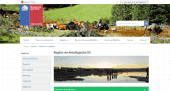 Desktop Screenshot of antofagasta.minagri.gob.cl